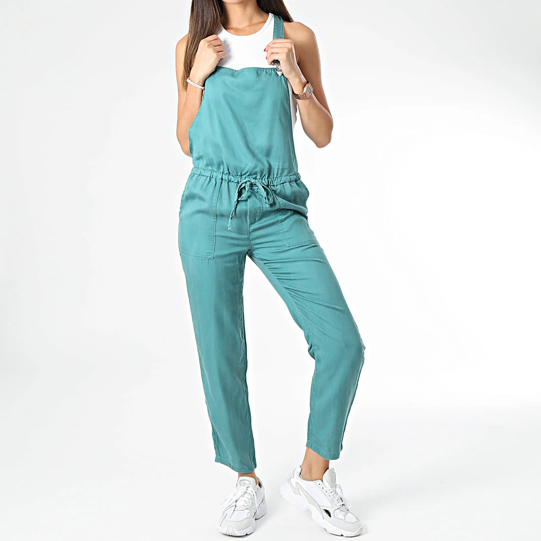 Remise đ Salopette Femme Amira Turquoise de Only â 3 Remise đ Salopette Femme Amira Turquoise de Only â â Image 3