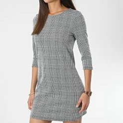 Remise 😀 Robe Femme Brilliant Gris de Only ✔️ -Promos Only Boutique only 335336 15186283 BLACK CLOUD DANCER 20220927T161512 03