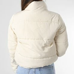 Tout neuf 🌟 Doudoune Femme New Erica Beige de Only ✔️ -Promos Only Boutique only 335341 15213591 WHITECAP GRAY SILVER ZIP 20220920T160235 04