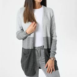 Les meilleures critiques de 🔥 Cardigan Femme Queen Gris Chiné de Only ✔️