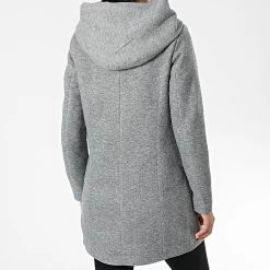 Meilleure vente 🎉 Manteau Capuche Femme Sedona Gris Chiné de Only 🎁 7 Meilleure vente 🎉 Manteau Capuche Femme Sedona Gris Chiné de Only 🎁 -Promos Only Boutique only 335371 15142911 LIGHT GREY MEL 20220928T154032 04