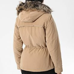 Acheter 😉 Parka Capuche Fourrure Femme Starline Beige de Only ⭐ -Promos Only Boutique only 335374 15207701 TIGERS EYE 20220928T154049 04