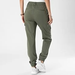 Nouveau 👏 Pantalon Cargo Femme Ela Vert Kaki de Only 😍 -Promos Only Boutique only 336205 15267961 KALAMATA 20220927T160909 04
