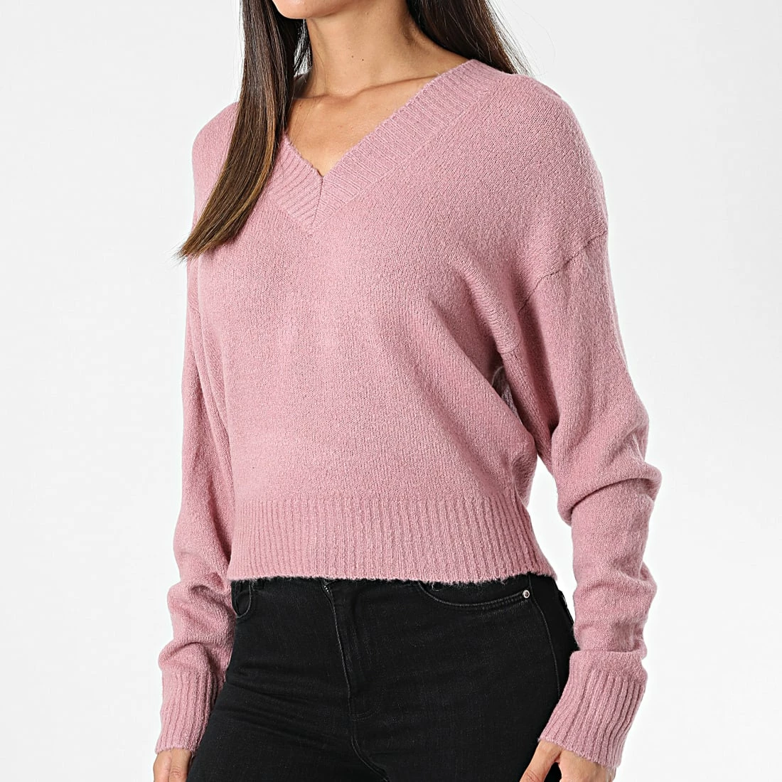 Promo 🔔 Pull Crop Femme Moss Rose de Only 🥰 3 Promo 🔔 Pull Crop Femme Moss Rose de Only 🥰 – Image 3