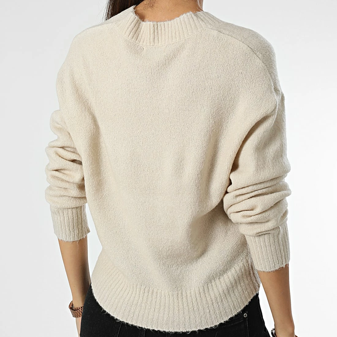 Coupon ⭐ Pull Crop Femme Moss Beige de Only 😉 4 Coupon ⭐ Pull Crop Femme Moss Beige de Only 😉 – Image 4