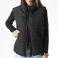 Les meilleures critiques de 👍 Doudoune Sans Manches Femme New Erica Noir de Only 🌟