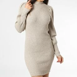 De gros 💯 Robe Pull Femme Katia Beige de Only 🎁 -Promos Only Boutique only 337177 15232502 MOCHA MERINGUE W MEL 20221011T154617 03