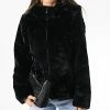 Meilleure vente 💯 Veste Zippée Capuche Fourrure 10248292 Noir de Only 🎉