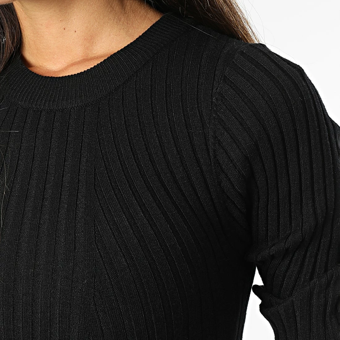 Nouveau ✔️ Robe Pull Femme Kiki 10269253 Noir de Only 😍 2 Nouveau ✔️ Robe Pull Femme Kiki 10269253 Noir de Only 😍 – Image 2