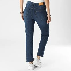 Bon marché ❤️ Jean Droit Femme Tulga 15271734 Bleu Denim de Only 🌟