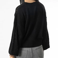 Le moins cher 😉 Pull Femme Bella 15265209 Noir de Only ⌛ -Promos Only Boutique only 338274 15265209 BLACK 20221103T112819 04