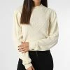 Le moins cher 🤩 Pull Femme 15266084 Beige de Only ✨