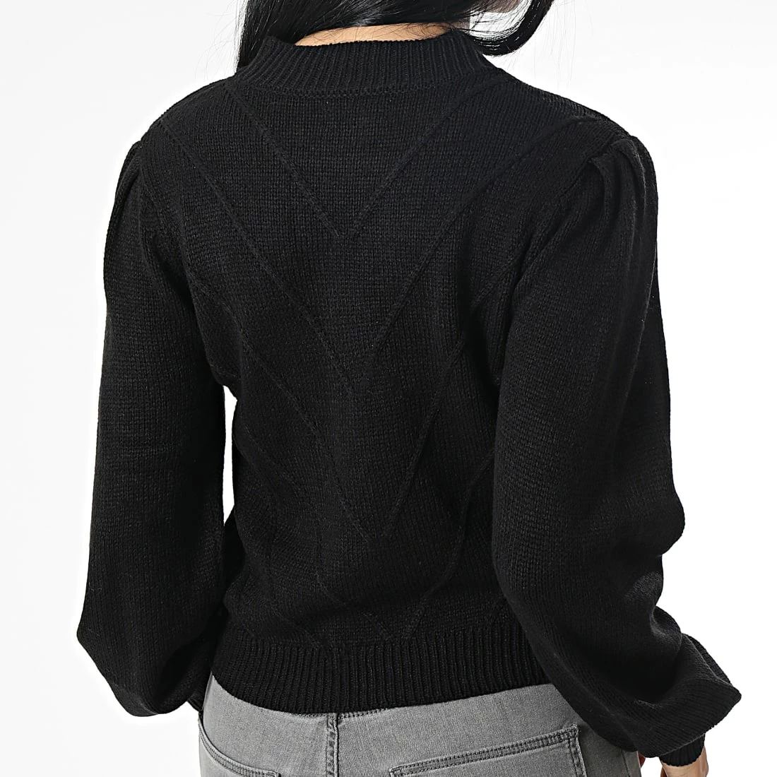 Offres ✔️ Pull Femme 15266084 Noir de Only 😀 4 Offres ✔️ Pull Femme 15266084 Noir de Only 😀 – Image 4