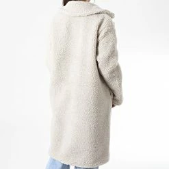 Meilleure vente 🔥 Manteau Femme Legacy 15265762 Beige Clair de Only 😉 -Promos Only Boutique only 338359 15265762 MOONBEAM 20221010T123013 04