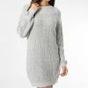 Meilleure vente 🤩 Robe Pull Femme Whitney 15234103 Gris Chiné de Only 🔥