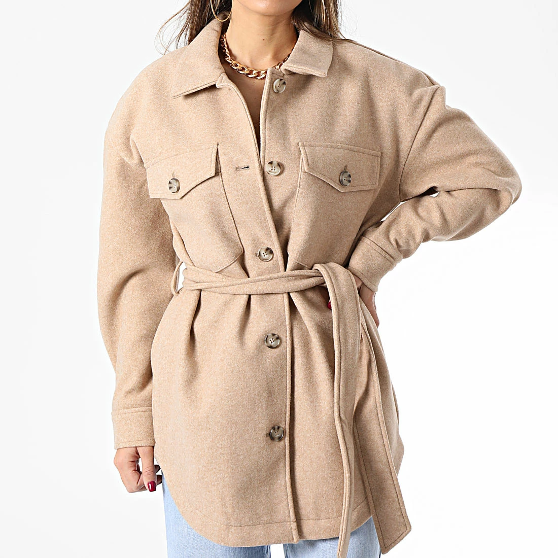Top 10 🥰 Manteau Femme Lemma Beige de Only 🎁 3 Top 10 🥰 Manteau Femme Lemma Beige de Only 🎁 – Image 3