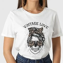 Tout neuf 🔔 Tee 👚 Shirt Femme Sylvia Blanc de Only 👏