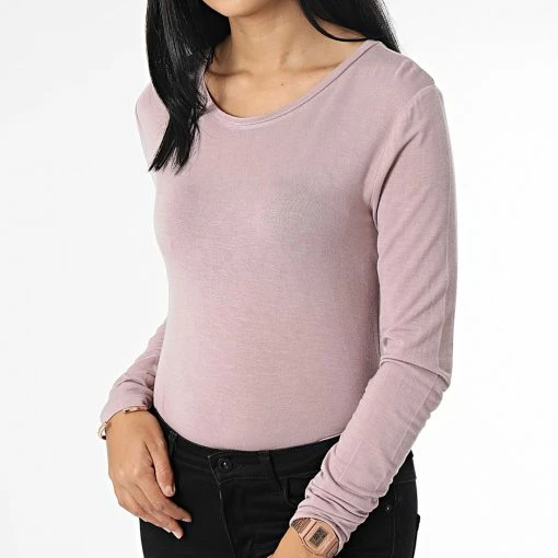 Nouveau ✔️ Tee 👚 Shirt Manches Longues Femme Sandy Rose de Only 🛒 5 Nouveau ✔️ Tee 👚 Shirt Manches Longues Femme Sandy Rose de Only 🛒 -Promos Only Boutique only 342031 15272092 ELDERBERRY 20221031T155158 01