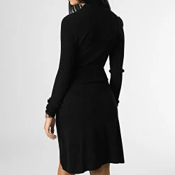 Remise ⌛ Robe Femme Col Zippé Hazel Dee Noir de Only 🔔 -Promos Only Boutique only 342033 15261975 BLACK 20221104T160319 04