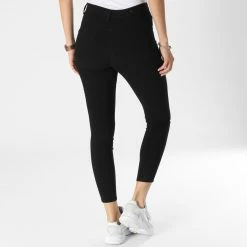 Meilleure vente ❤️ Jean Skinny Femme Nanna Noir de Only ✔️