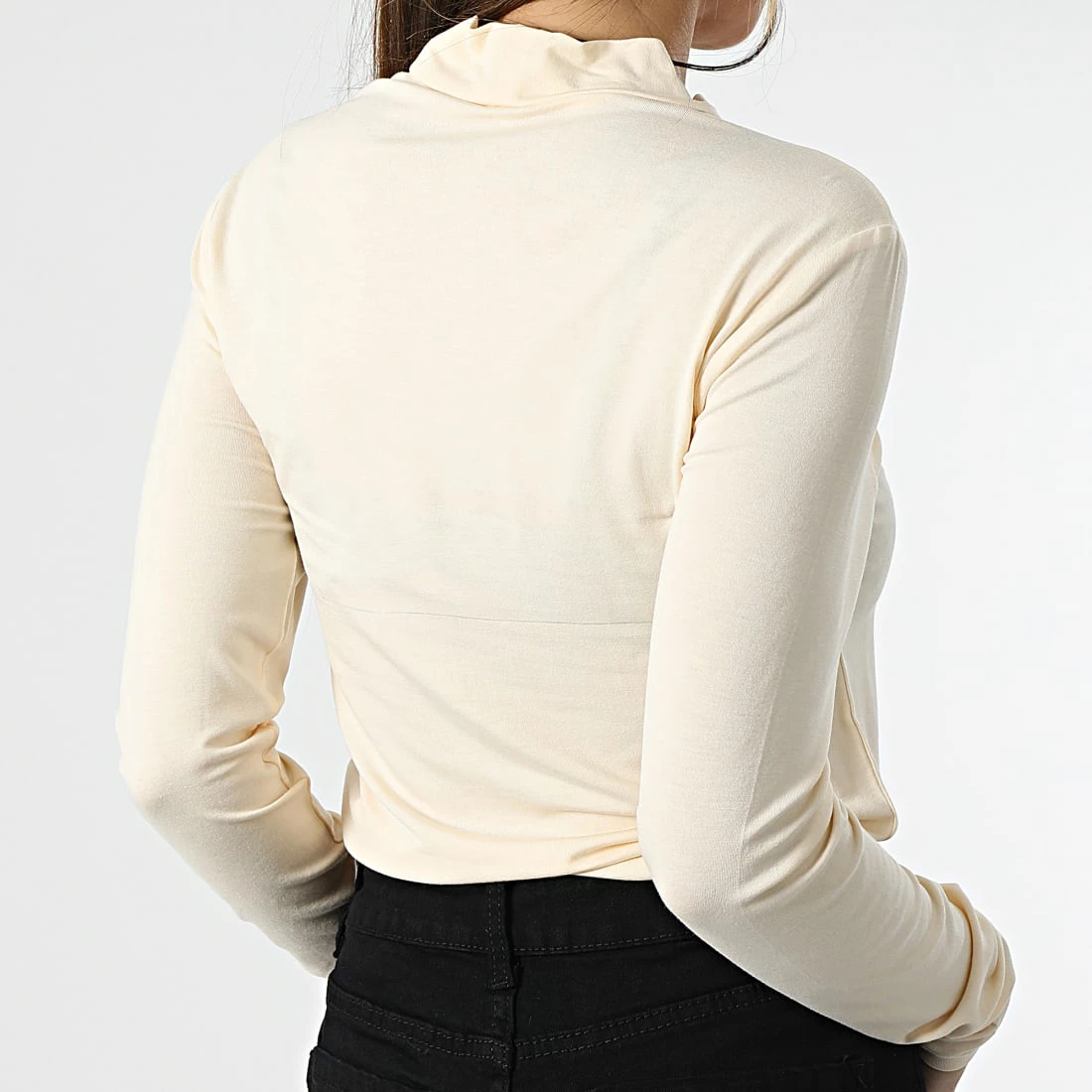 Grosses soldes 👏 Tee 👕 Shirt Manches Longues Femme Sandy Beige de Only 🔥 4 Grosses soldes 👏 Tee 👕 Shirt Manches Longues Femme Sandy Beige de Only 🔥 – Image 4