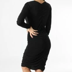 Sortie 😀 Robe Femme Sandy Noir de Only 🧨 -Promos Only Boutique only 342190 15275064 BLACK 20221115T144334 04