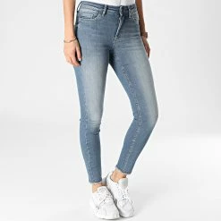 Remise 🔥 Jean Skinny Femme Blush Bleu Wash de Only ✔️ -Promos Only Boutique only 342192 15269046 SPEC BLUE GREY DENIM 20221110T150137 03