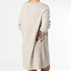 Nouveau 🔥 Pull Femme Carol Beige Chiné de Only 😉 7 Nouveau 🔥 Pull Femme Carol Beige Chiné de Only 😉 -Promos Only Boutique only 343873 15196724 PUMICE STONE MELANGE 20221117T095112 04