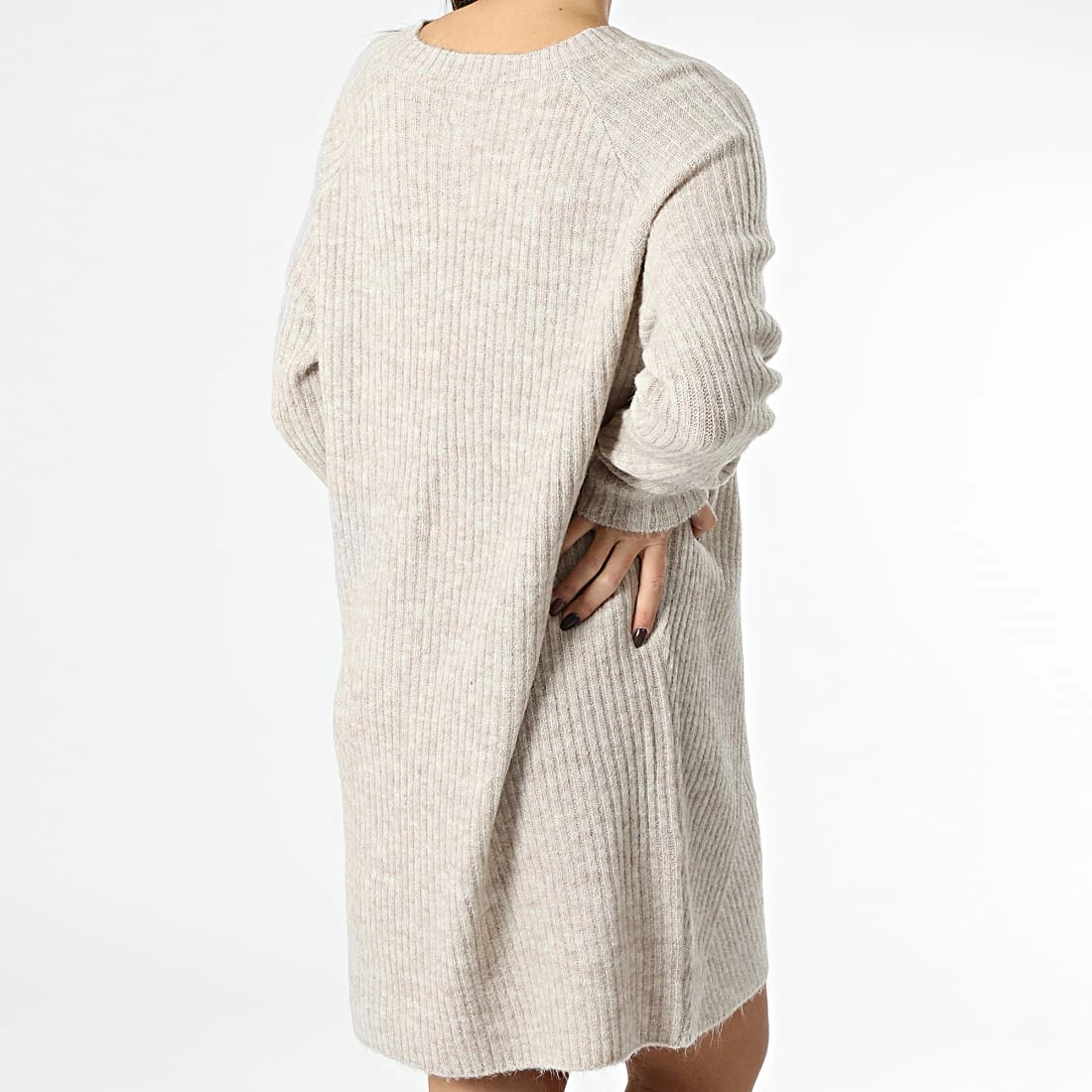 Nouveau 🔥 Pull Femme Carol Beige Chiné de Only 😉 4 Nouveau 🔥 Pull Femme Carol Beige Chiné de Only 😉 – Image 4