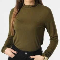 Budget 👍 Tee 👕 Shirt Manches Longues Femme Sandy 15276816 Vert Kaki de Only 😍 6 Budget 👍 Tee 👕 Shirt Manches Longues Femme Sandy 15276816 Vert Kaki de Only 😍 -Promos Only Boutique only 343876 15276816 DARK OLIVE 20221118T161204 03