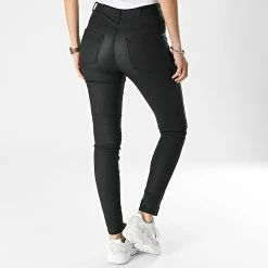 Remise 👍 Jean Skinny Femme Royal Noir de Only 🔔