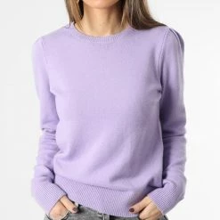 Top 10 ⭐ Pull Femme Marco Violet de Only 😍 -Promos Only Boutique only 344376 15237060 VIOLET TULIP MEL 20221114T121143 03