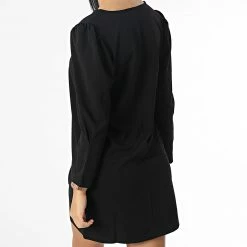 Budget 😀 Robe Femme Col V Catia Noir de Only 🤩 -Promos Only Boutique only 344388 15275522 BLACK 20221103T113425 04