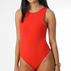 Meilleur prix 😀 Body Femme Fano Rouge de Only 🔥 -Promos Only Boutique only 344391 15273295 ORANGE COM 20221031T155519 03