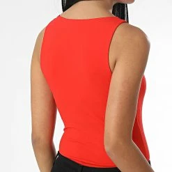 Meilleur prix 😀 Body Femme Fano Rouge de Only 🔥 -Promos Only Boutique only 344391 15273295 ORANGE COM 20221031T155520 04