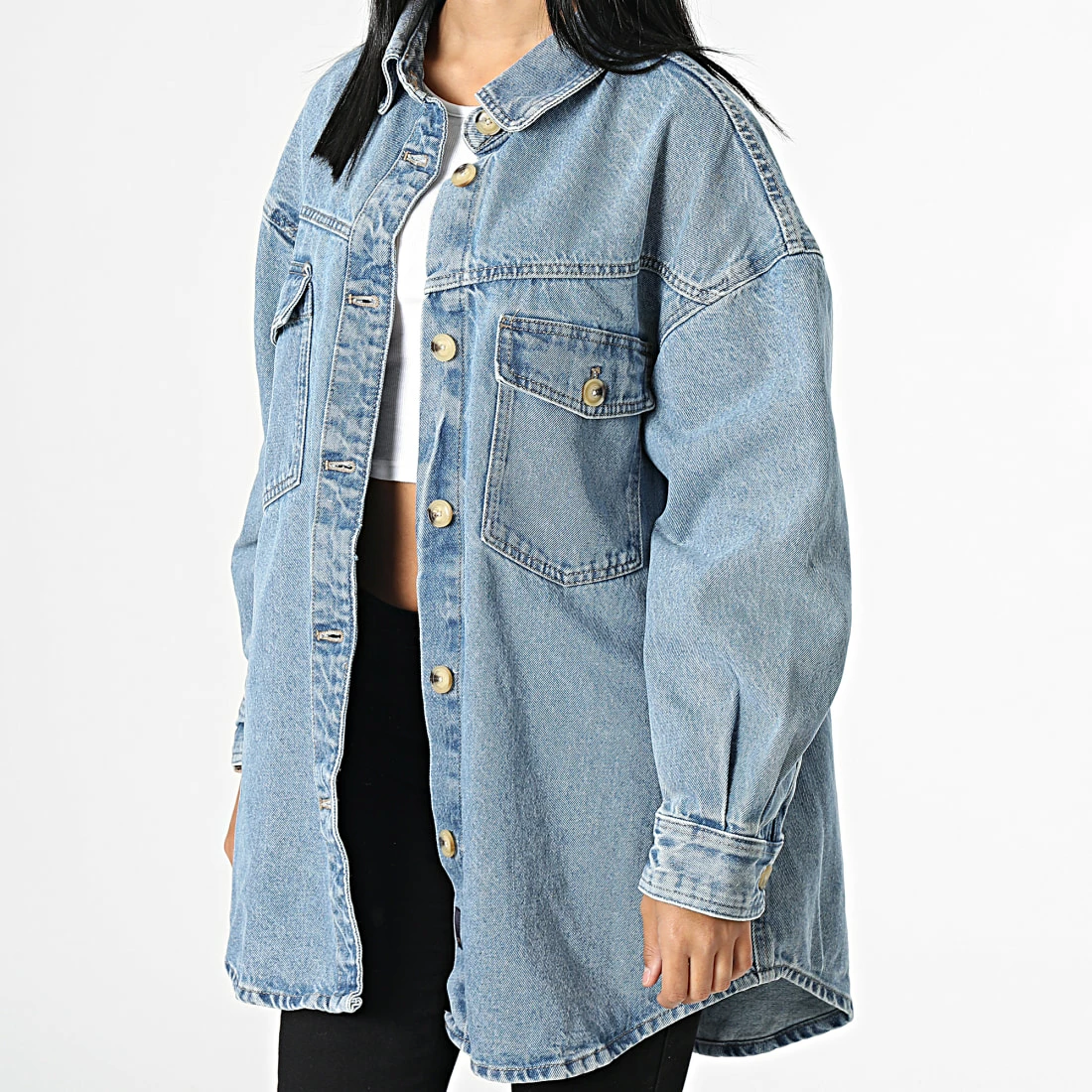 Top 10 😉 Veste Jean Large Femme Club Bleu Denim de Only 🧨 3 Top 10 😉 Veste Jean Large Femme Club Bleu Denim de Only 🧨 – Image 3