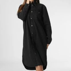 Meilleur prix ✨ Robe Jean Femme Marie Noir de Only 🥰