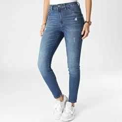 Top 10 🔔 Jean Skinny Femme Rain-Wauw Bleu Denim de Only 😉 -Promos Only Boutique only 346033 15264015 BLUE DENIM 20221110T150053 04
