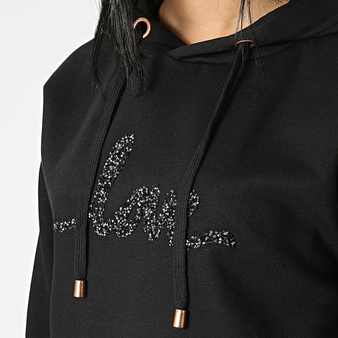 Meilleure affaire 👏 Sweat Capuche Femme Naja Noir de Only 🥰 2 Meilleure affaire 👏 Sweat Capuche Femme Naja Noir de Only 🥰 – Image 2