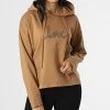 De gros 🤩 Sweat Capuche Femme Naja Camel de Only 😉