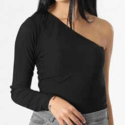 Meilleur prix 🧨 Haut Femme Manche Longue Sansa Noir de Only 🌟