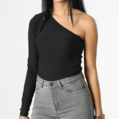 Meilleur prix 🧨 Haut Femme Manche Longue Sansa Noir de Only 🌟 -Promos Only Boutique only 346763 15273859 BLACK 20221108T135119 03